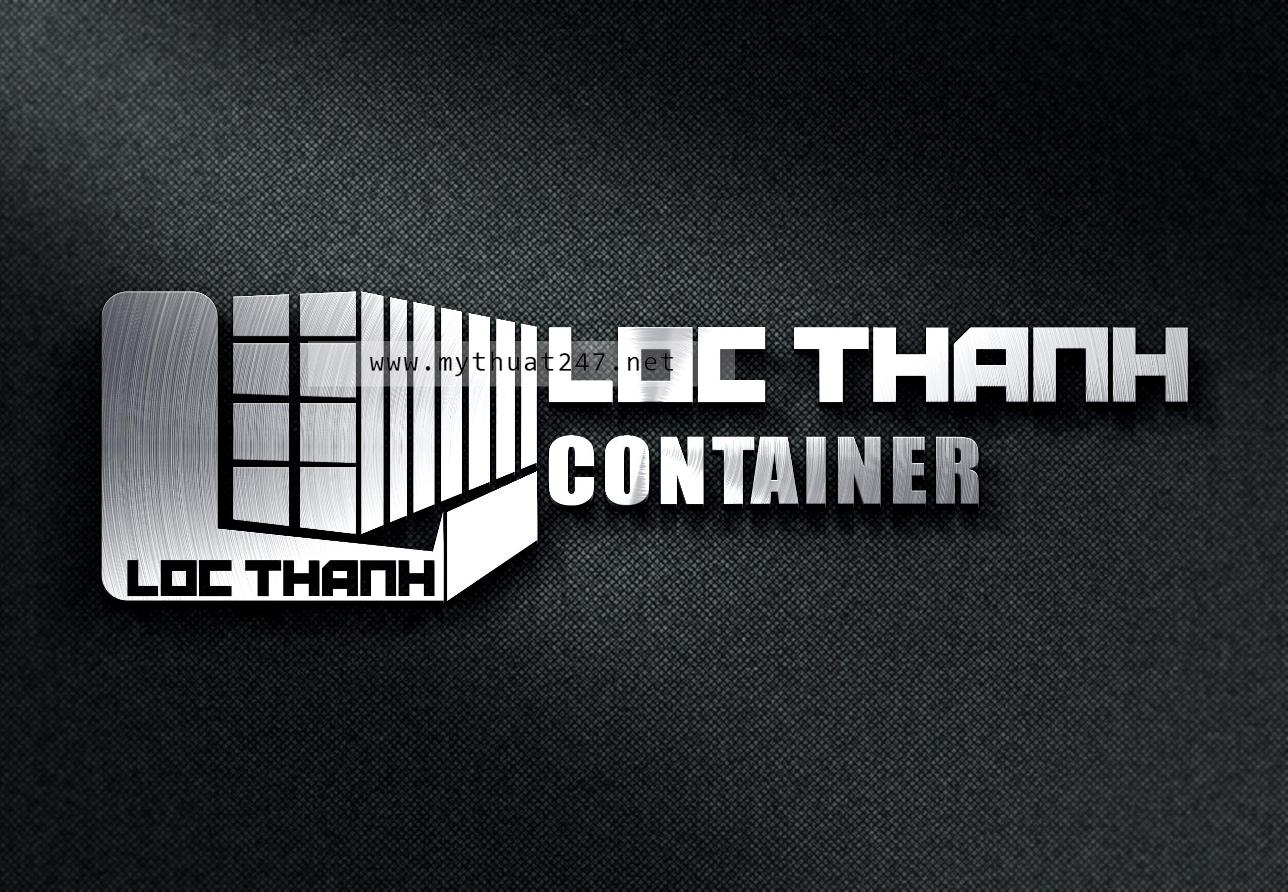 Thiết kế logo lộc thành container