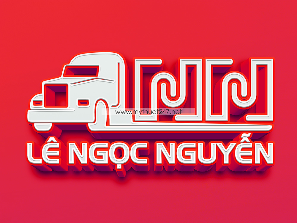 Thiết Kế Logo vận tải lê ngọc nguyễn