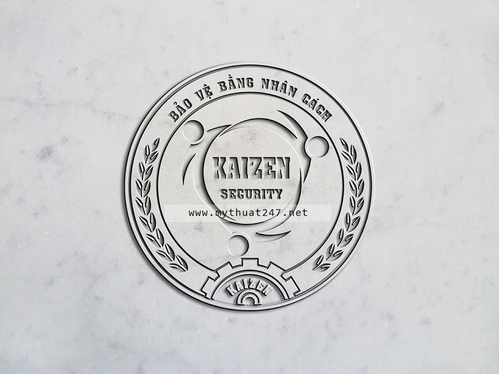 Thiết Kế logo công ty bảo vệ KAIZEN