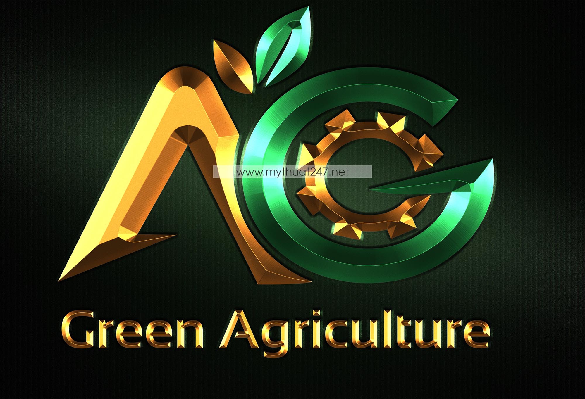 Thiết Kế logo công ty thiết bị nông nghiệp xanh