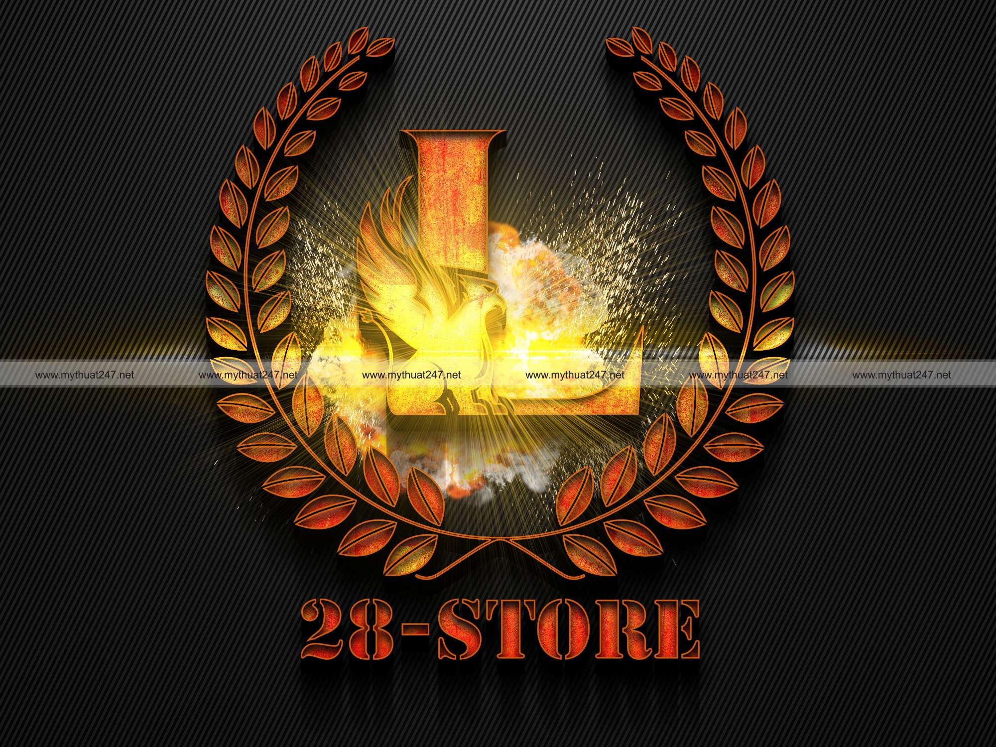 Thiết kế logo shop thời trang 28-store